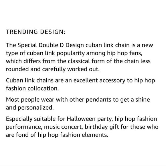 Silver Cuban Link Chain - Picture 4 of 6